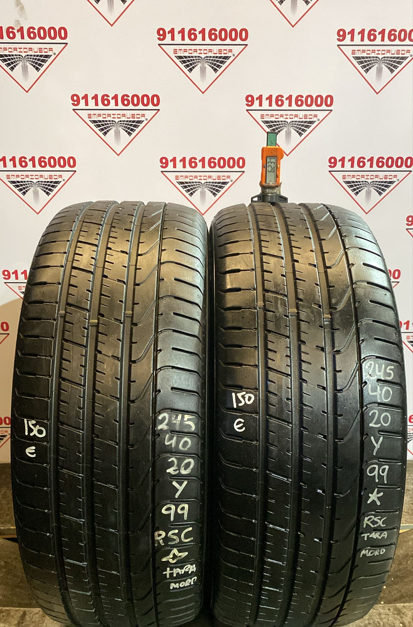 PIRELLI PZERO USADO ECONOMICO RSC 245/40 R20 99 Y